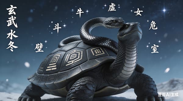 北方玄武星宿图