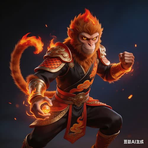 觜宿（觜火猴）星宿图